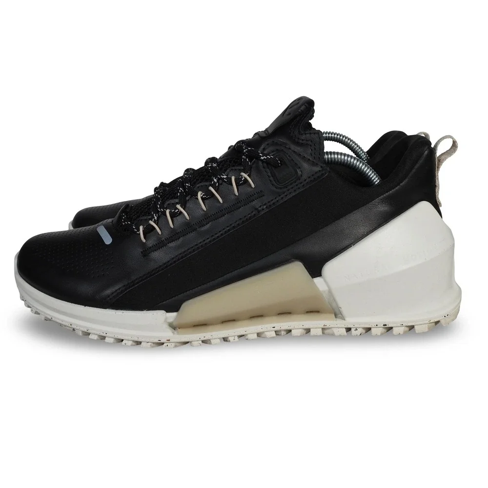 ECCO Biom‎ 2.0 Luxury Cross Trainer Shoes Black Leather Womens 9-9.5 EU 40